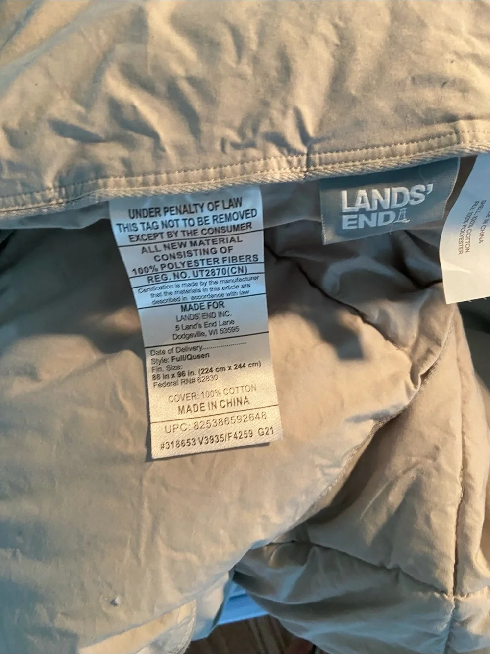 Soft Sage Green Down Alternative Comforter - Unbranded queen